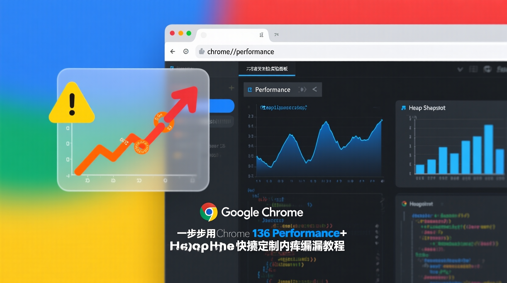 一步一步用Chrome 136 Performance+Heap快照定位内存泄漏教程